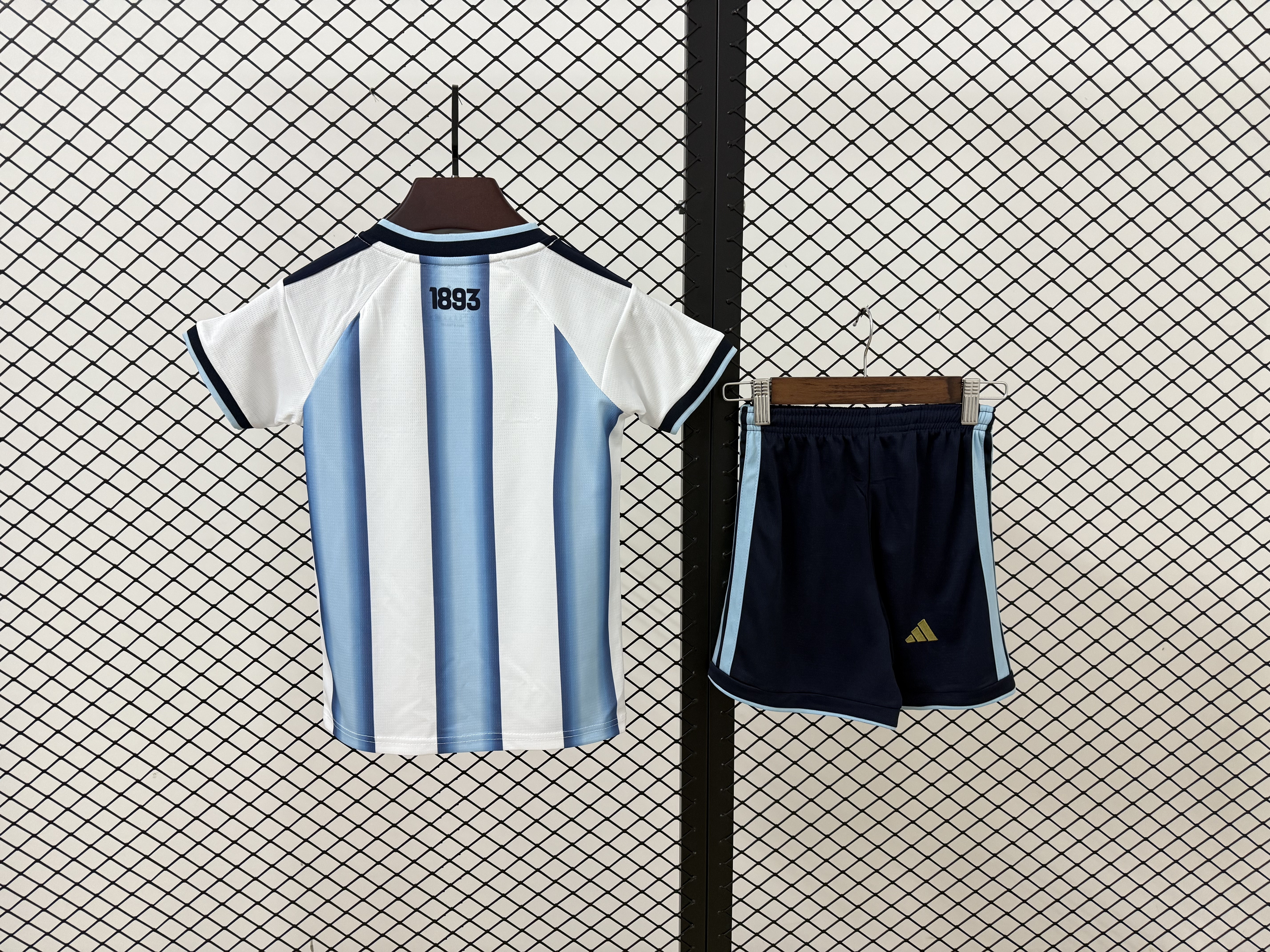 Argentina 26/27 Kids Home Jersey — back