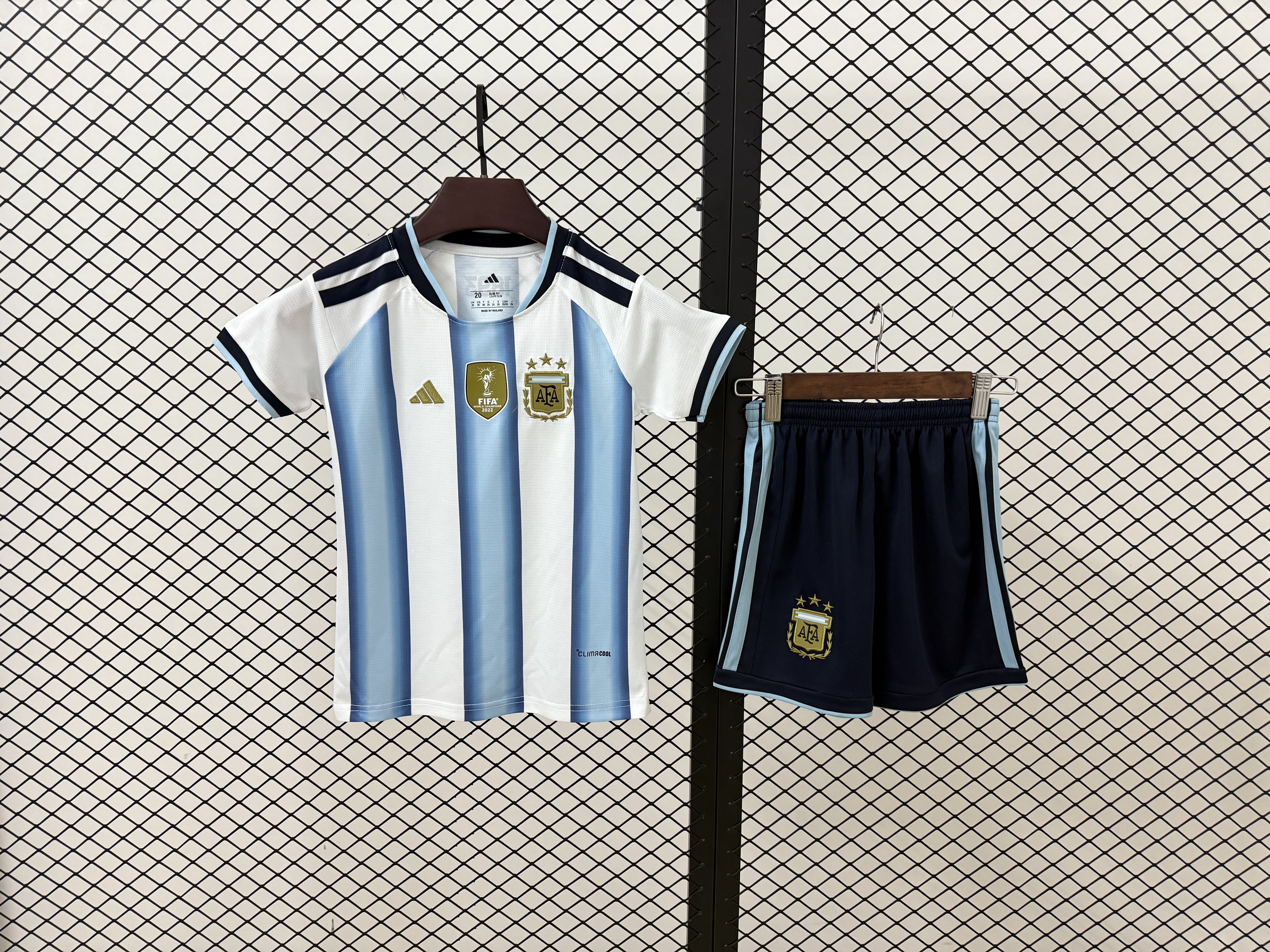 Argentina 26/27 Kids Home Jersey — front