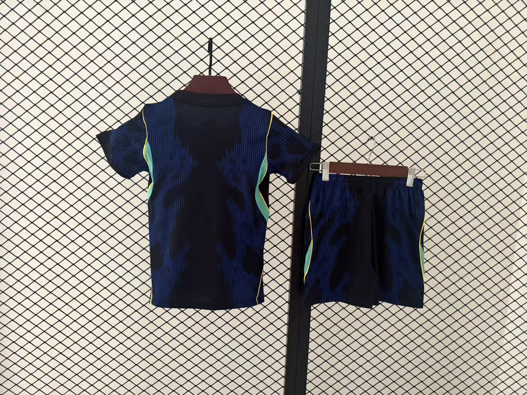 Brazil 26/27 Kids Away Jersey — back