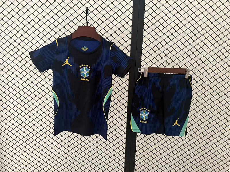Brazil 26/27 Kids Away Jersey