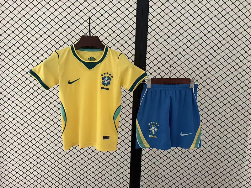 Brazil 26/27 Kids Home Jersey