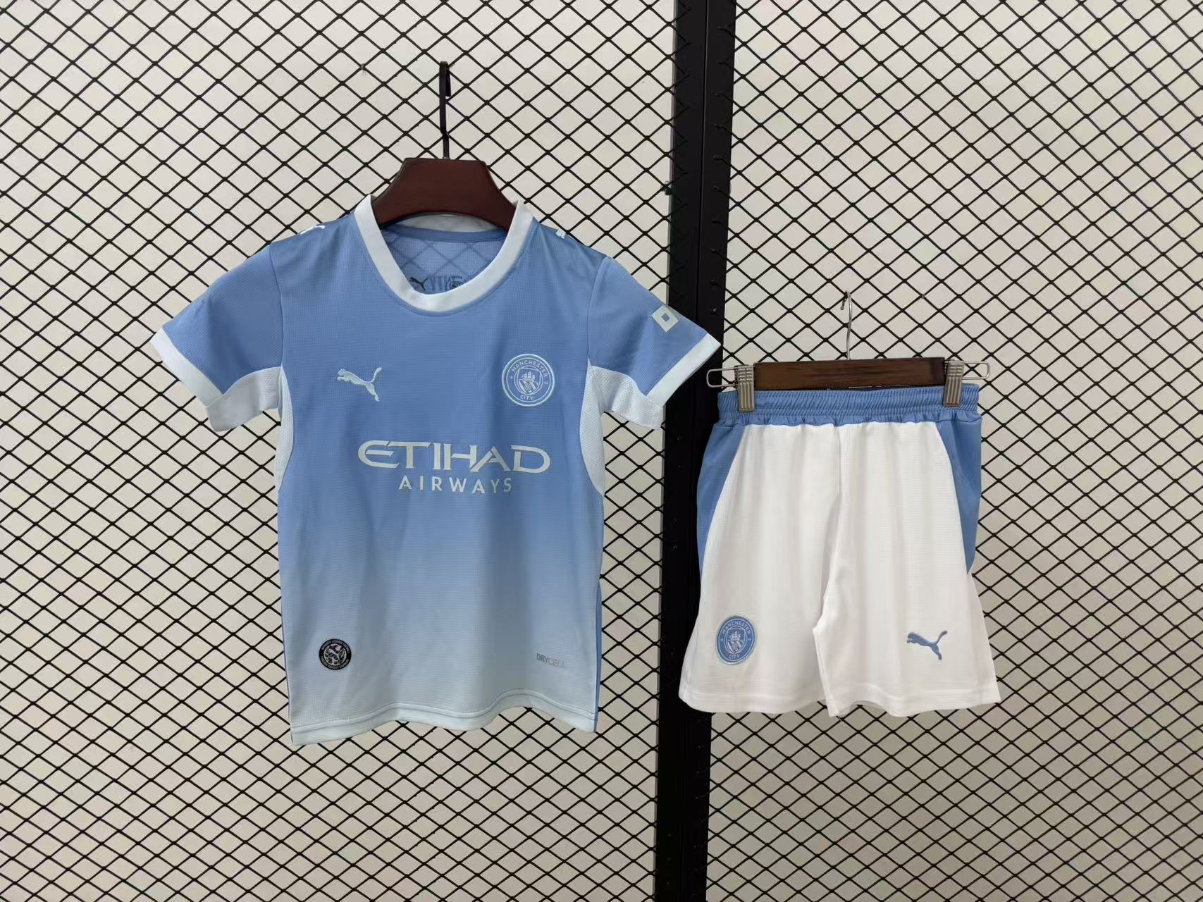 Man City 26/27 Kids Home Jersey — front